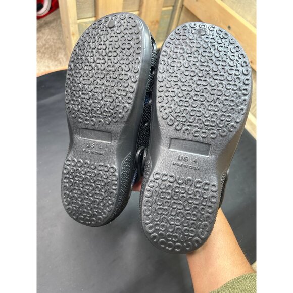 Carters Toddler Shark-Themed Black & Blue Clogs With Strap Size 4 - Picture 7 of 7